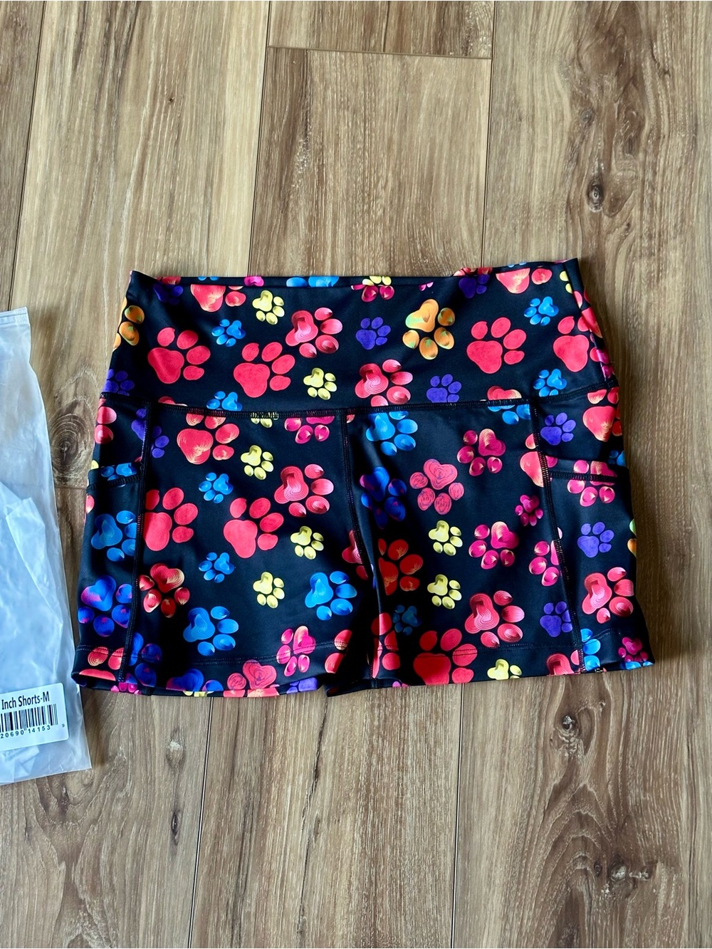 Constantly Varied Gear 2.5 Shorts with Bright Multicolor Paw Prints